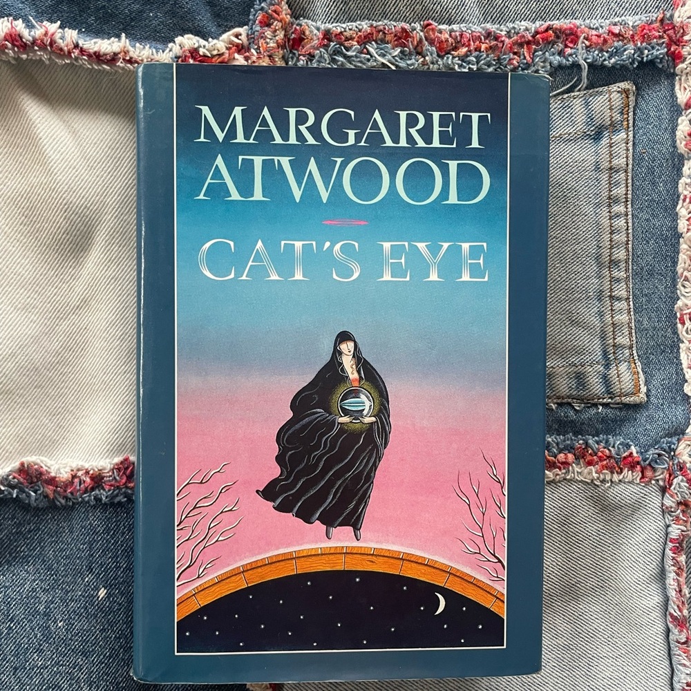 Cat's Eye Book by Margaret Atwood hardcover first edition 1988 fiction books